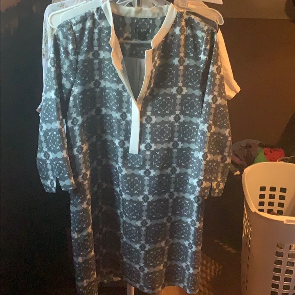 J crew long sleeve dress